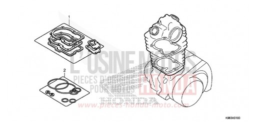 TROUSSE DE JOINT A CBF125NAJ de 2018